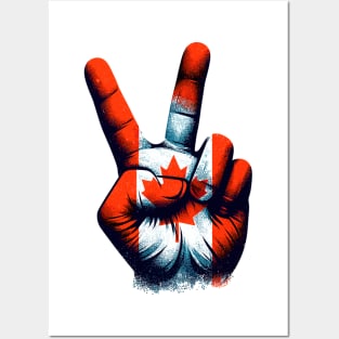 Canada flag Posters and Art